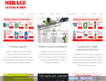 Tablet Screenshot of mirage-bhp.pl